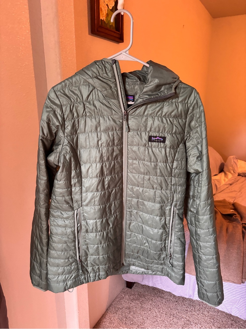 Patagonia Women's Light Insulated Hooded Jacket - Sage